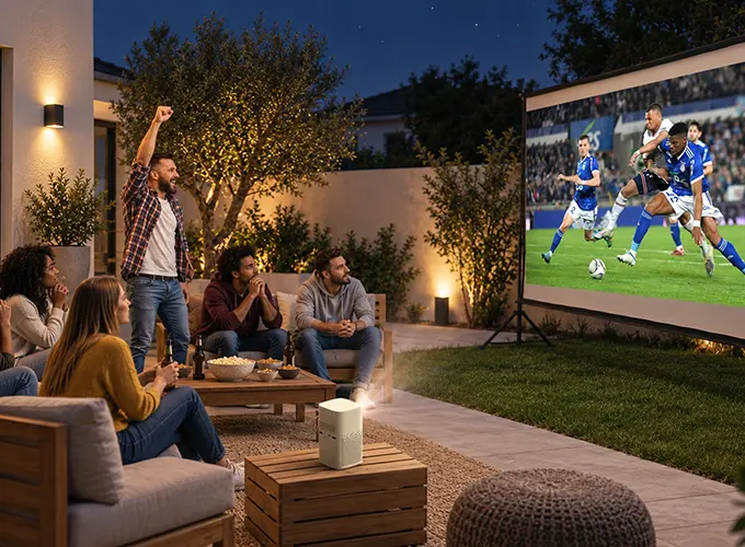 BYINTEK outdoor and portable projector solution